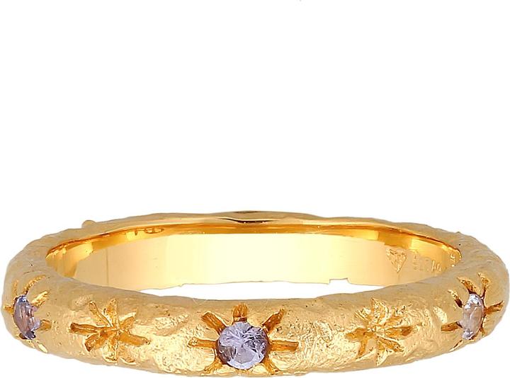 Produktbild Haze & Glory Ring Bandring Stern Tansanite - Starlover 925 Silber (58, 925 Silber)
