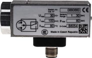 RS PRO Pneumatische drukschakelaar 1 - 30 Bar