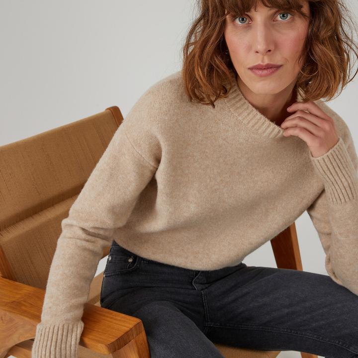 Actual product image La Redoute Collections Jumper with round neckline (M)