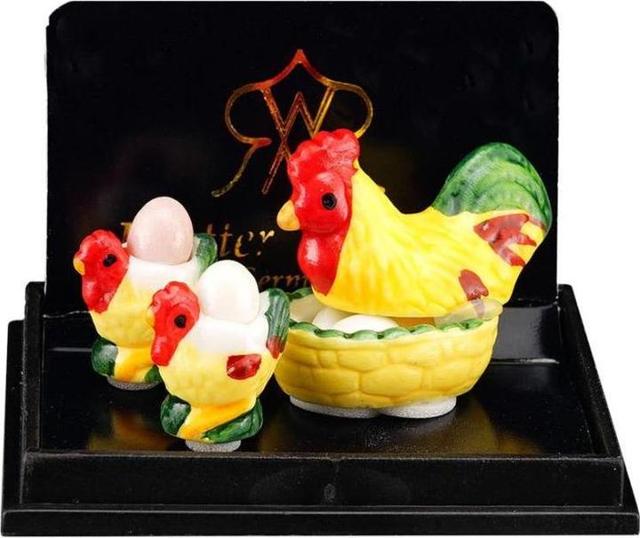 Actual product image Reutter 001.492/5 - Set of Chickens, miniature