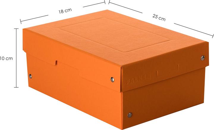 Produktbild Falken PURE Box Pastell A5 100 mm Füllhöhe orange (A5)