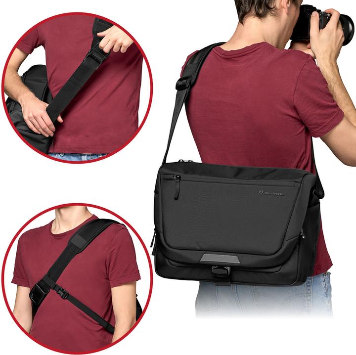 Image du produit Manfrotto Advanced Messenger M III (Sac à bandoulière pour appareil photo, 22 l)