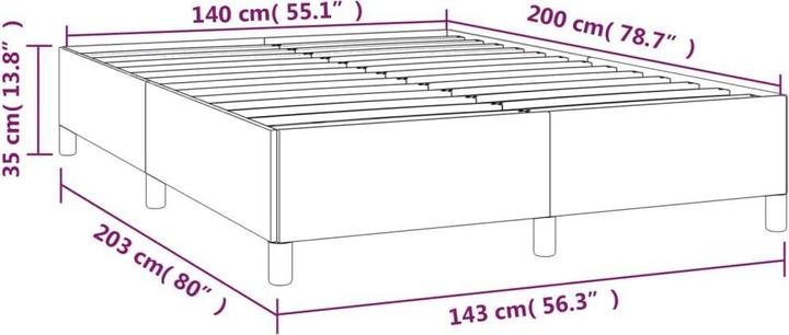 Produktbild VidaXL Maddison (140 x 200 cm)