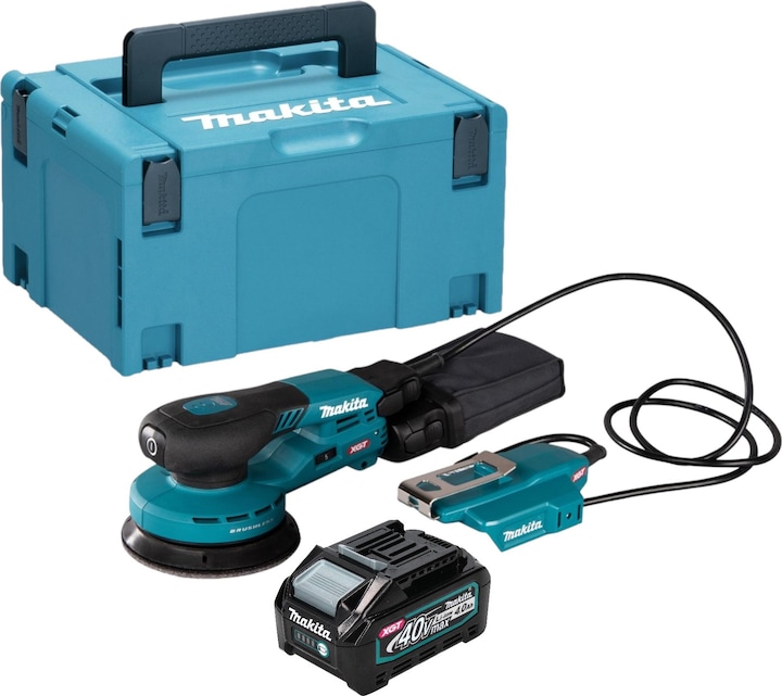 Image du produit Makita BO 003 CGM101 Ponceuse excentrique sans fil 40 V max. 125 mm 3,0 mm course Brushless + 1x batterie (Ponceuse excentrique)