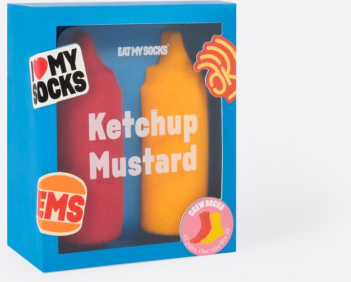 Produktbild Eat My Socks Socks, Ketchup&Mustard, 2 (One Size)