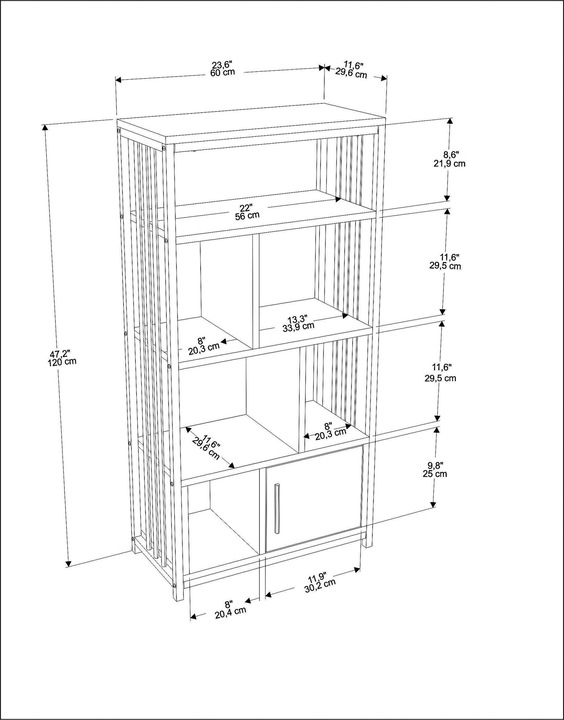 Actual product image Hanah Home Lolia (60 x 120 x 29.5 cm)