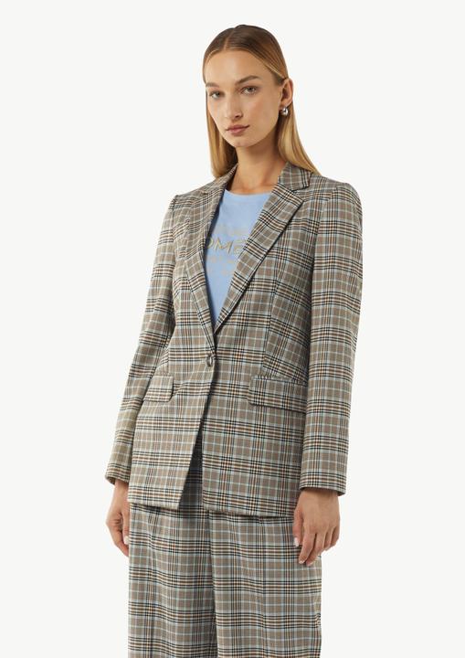 Actual product image Comma Indoor-Blazer Antaillierter Karo-Blazer (34)