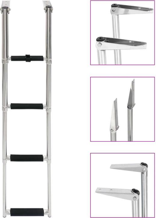 Produktbild vidaXL Badeleiter