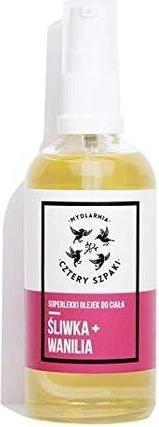 Mydlarnia Cztery Szpaki Mydlarnia Cztery Starling Superlight Body Oil Plum + Vanilla 100Ml (Körperöl, 100 ml)