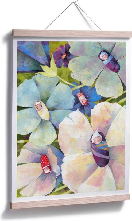 Image du produit Trenddeko Blanz - Bébés fleurs (40 x 50 cm)