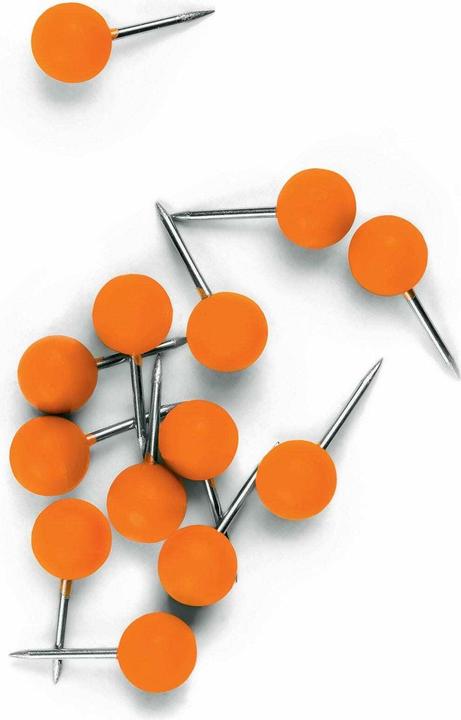 Produktbild Nobo Reissnägel Orange (100 Stk., 20 mm)