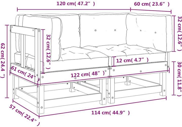 Actual product image vidaXL Brantley