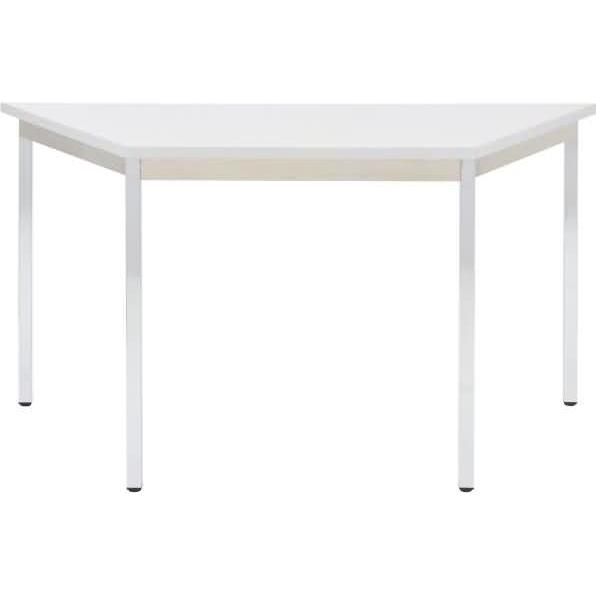 Bisley, Schreibtisch, Mehrzwecktisch Trapez Gestell aus Stahl 30 x 30 mm verchromt