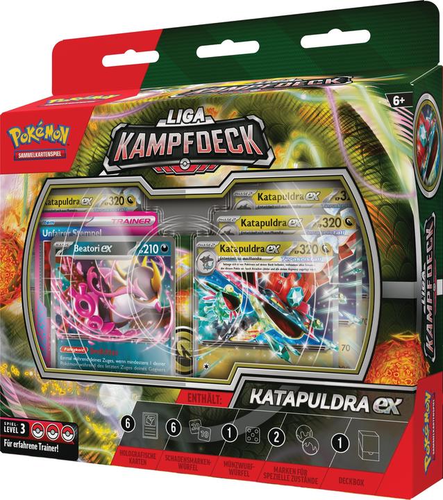 Produktbild Pokémon Katapuldra-ex Liga-Kampfdeck (Deutsch, Deck)