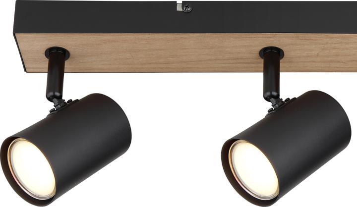 Produktbild Globo Strahler Robby I schwarz matt 3xGU10 (GU10)