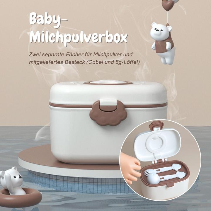 Immagine prodotto Hermex Baby-Milchpulverbox Milchpulverspender Aufbewahrungsbox Lebensmittelbox Behälter