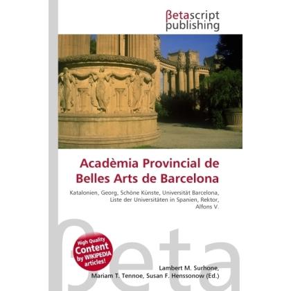Acadèmia Provincial de Belles Arts de Barcelona, Fachbücher