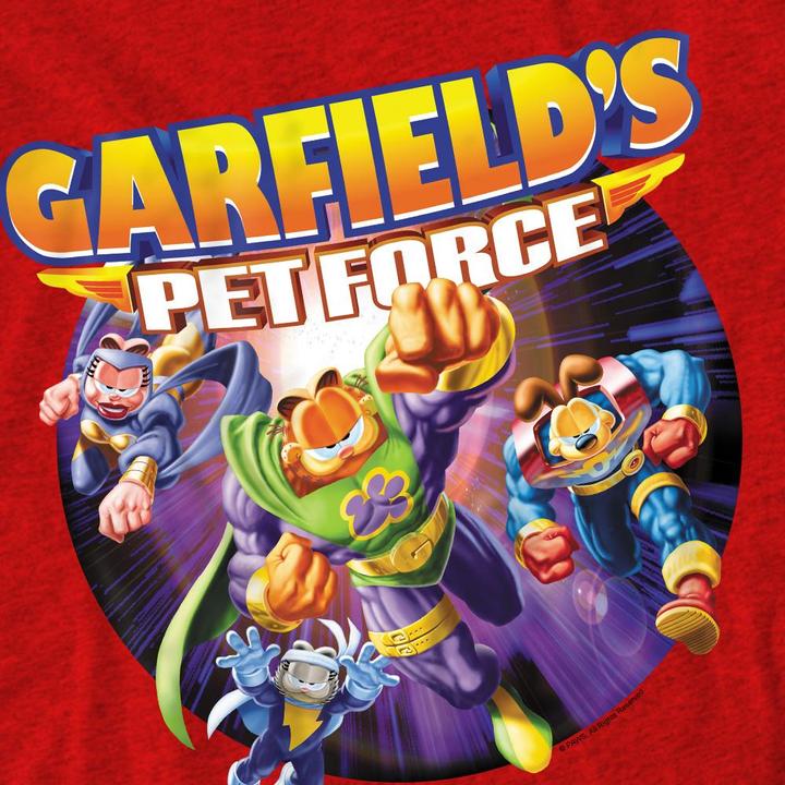 Actual product image Garfield Unisex Adult Pet Force Four T-Shirt (M)
