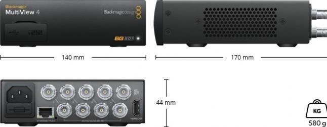 Produktbild Blackmagic MultiView 4 (Digital -> Digital)