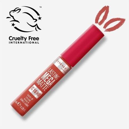 Immagine prodotto Rimmel London Colore labbra liquido Mega Matte a lunga durata (Fiamme Scarlatte)