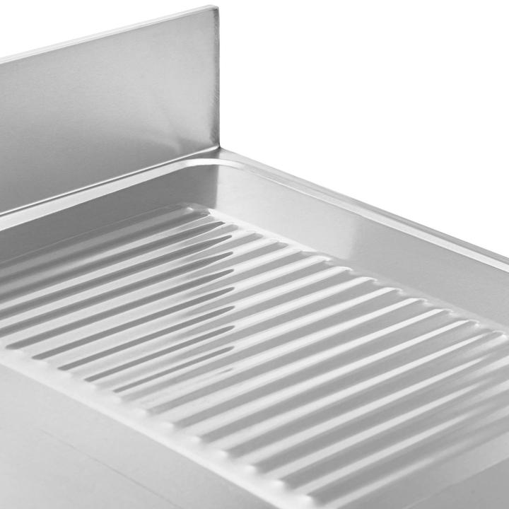 Image du produit Royal Catering Plonge inox - 2 éviers - inox - 160 x 60 x 97 cm -