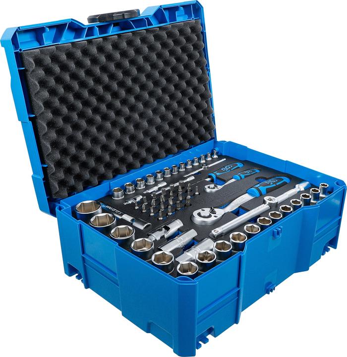 Actual product image BGS Socket, Hammer, Pliers, Screwdriver Set | 6.3 mm (1/4") / 12.5 mm (1/2") | systainer® | 77 pcs.