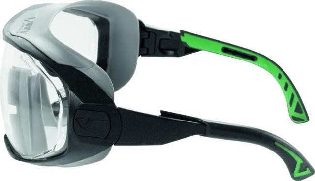 Produktbild Magni Univet 6X1.00.00.00 Vollsichtbrille "6X1" mit klarem Glas in dunkelgrau/grün