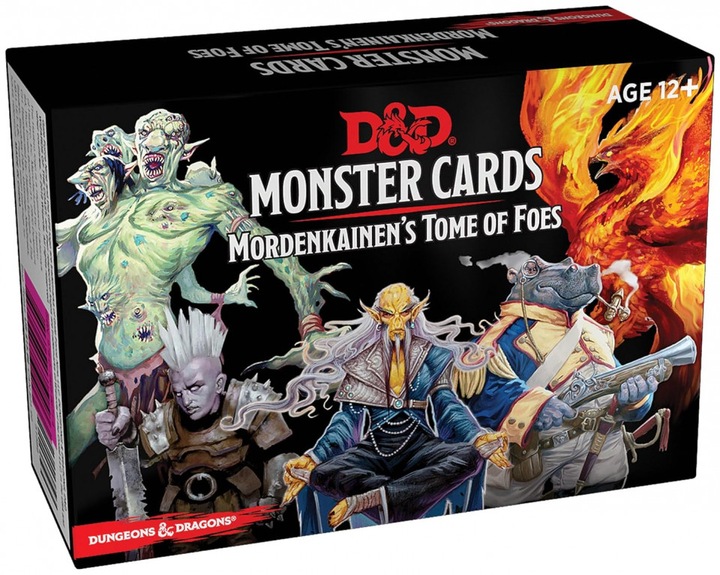 Immagine prodotto Dungeons & Dragons Carte del Libro degli Incantesimi: Il Tomo dei Nemici di Mordenkainen (Carte Mostro, Accessorio D&d) (Inglese)