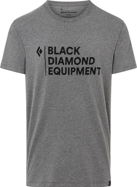 Actual product image Black Diamond Stacked Logo T-Shirt (S, XL)
