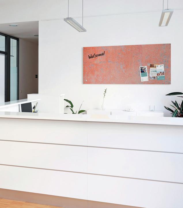 Actual product image Sigel Glass magnetic board Artverum with design (Magnet board, 130 x 55 cm)