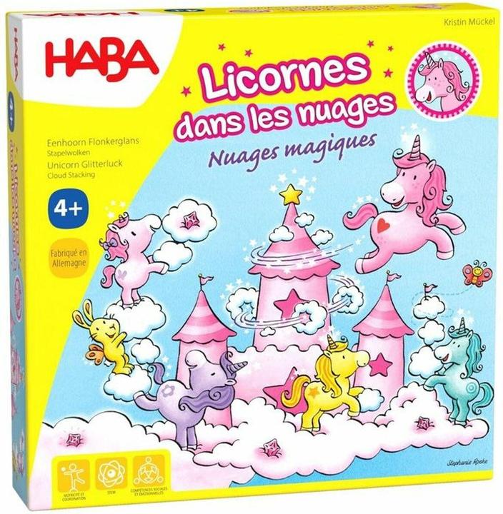 Produktbild Haba Licornes dans les nuages Nuages magiques (Französisch, 1 - 4 Spieler)