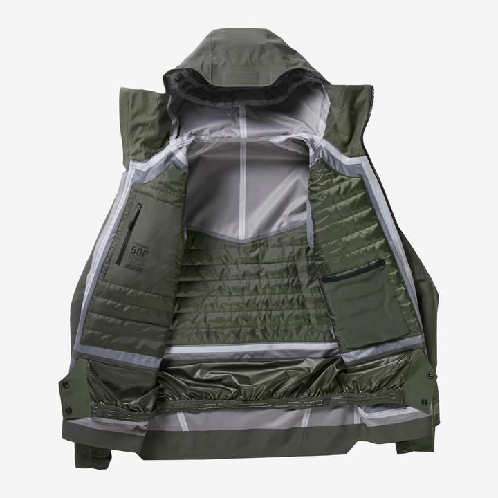 Produktbild Wedze Skijacke Herren warm und atmungsaktiv - FR500 dunkelgrün (S)