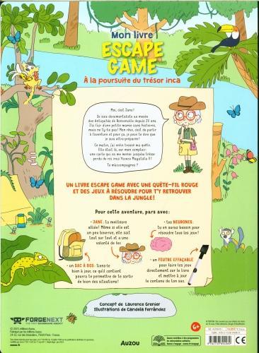 Produktbild Auzou France A la poursuite du trésor inca : mon livre escape game (Grenier Laurence, Ferrandez Candela, Französisch)