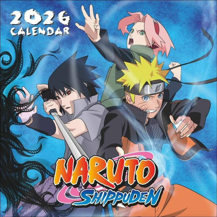 Produktbild Naruto Broschurkalender 2026 (30,5 x 30,5 cm)