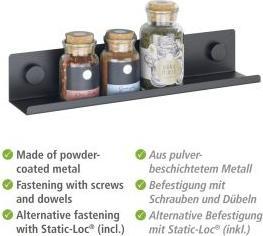 Produktbild Wenko Gewürzregal Mod. Jet M aus pulverbeschichtetem Metall