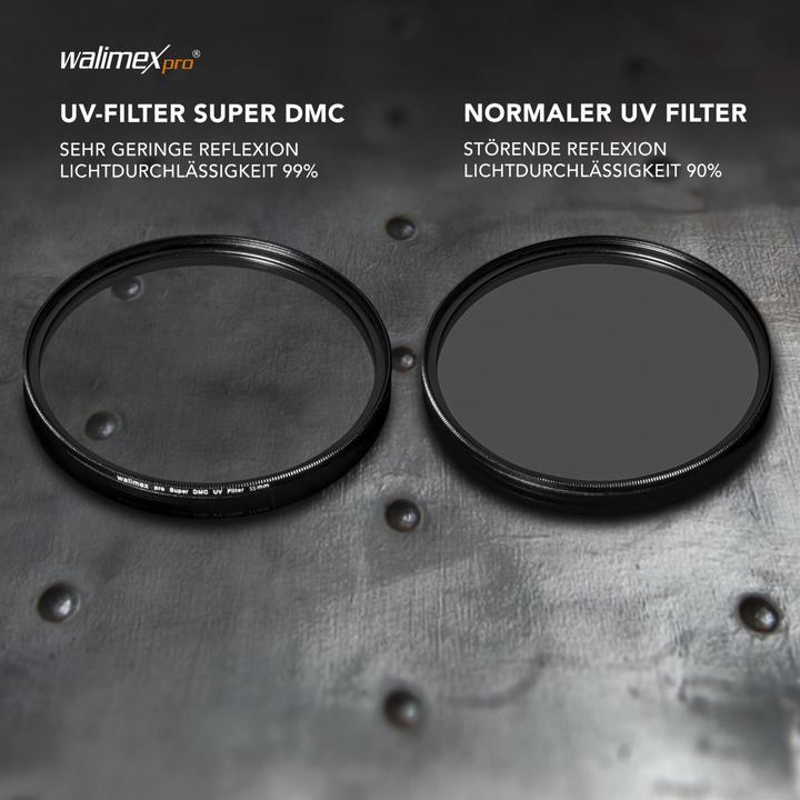 Actual product image Walimex pro per UV filter Slim Super DMC 55mm (55 mm, UV filter)