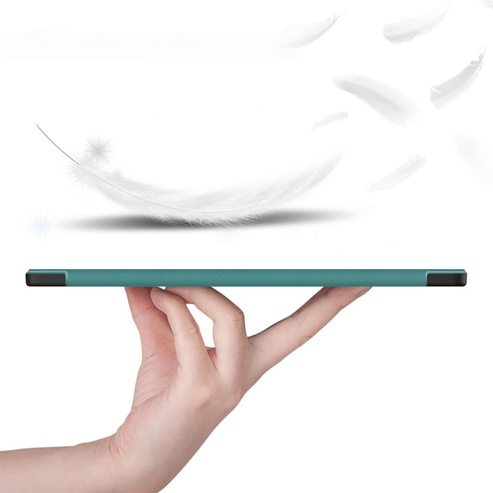 Actual product image Cover-Discount Galaxy Tab S9 Ultra - Tri-fold Smart Case turquoise (Galaxy Tab S9 Ultra)