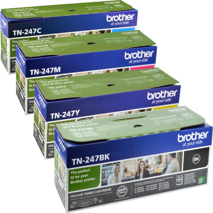 Produktbild Brother 4 Toner Multipack TN-247 K C M Y 4-farbig (M, C, Y, BK)
