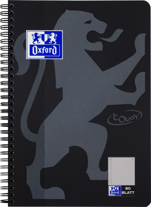 Oxford Bloc-notes collège (B5, Quadrillé, Couverture rigide)