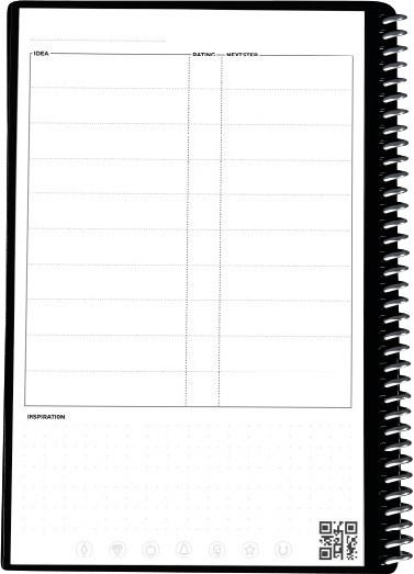Produktbild Rocketbook Spiralbuch Fusion (A4, Gepunktet, Weicher Einband)