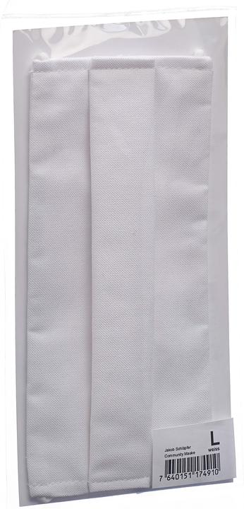 Actual product image Jakob Schlaepfer Testex Community Maske L weiss (1 x)