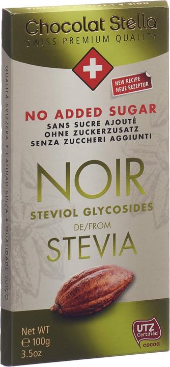 Actual product image Stella Schokolade mit Stevia (100 g)