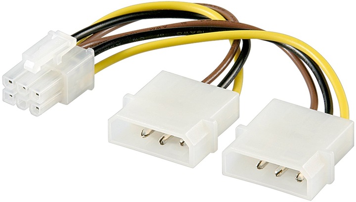 Actual product image Goobay Internal PC Power Cable (0.20 m)