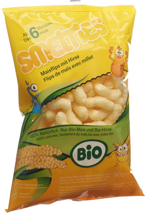 Produktbild Smelties Bio-Maisflips mit Hirse (50 g)