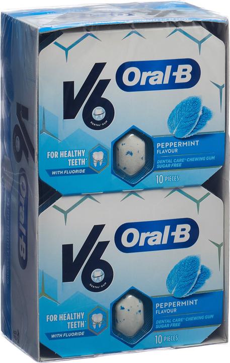 Immagine prodotto V6 OralB Kaugummi Peppermint (12 pz., 310 g)