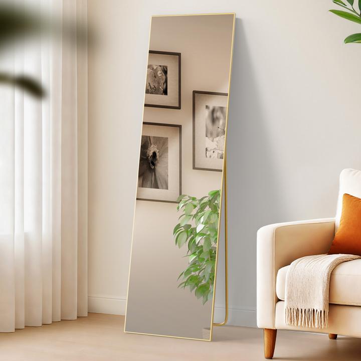 Image du produit CLP Spiegel Benicia Standspiegel und Wandspiegel in einem (140 x 40 cm)