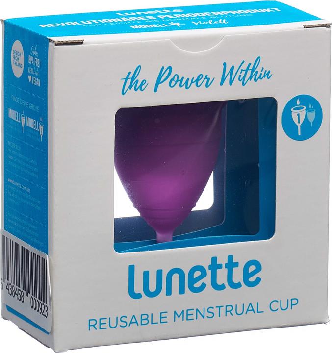 Actual product image Lunette Menstruationstasse Grösse 1 lila (Regular)