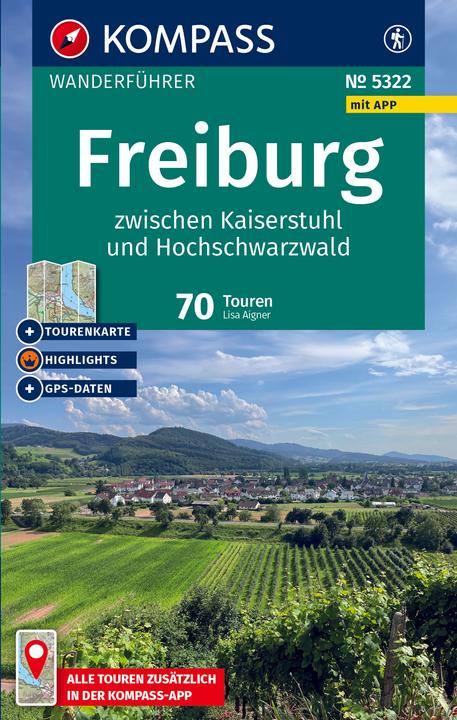Produktbild Wanderführer Freiburg zwischen Kaiserstuhl und Hochschwarzwald, 70 Touren mit