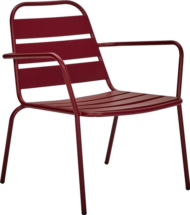 Outdoor Lounge-Sessel, HDHelo, Rot