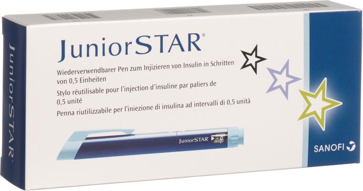 Actual product image JuniorStar Lantus/Apidra/Insuman Insulinpen blau (Insulin injections)